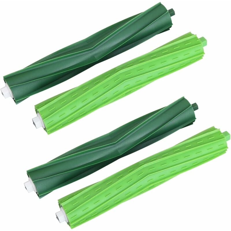 Package Multi-Surface Rubber Brushes Vacuum Cleaner Accessories for iRobot Roomba E5 E6 i7 i7 plus i8 i8+ i6 i6+ i4 i4 and Other Vacuum Cleaner Series - Image 1
