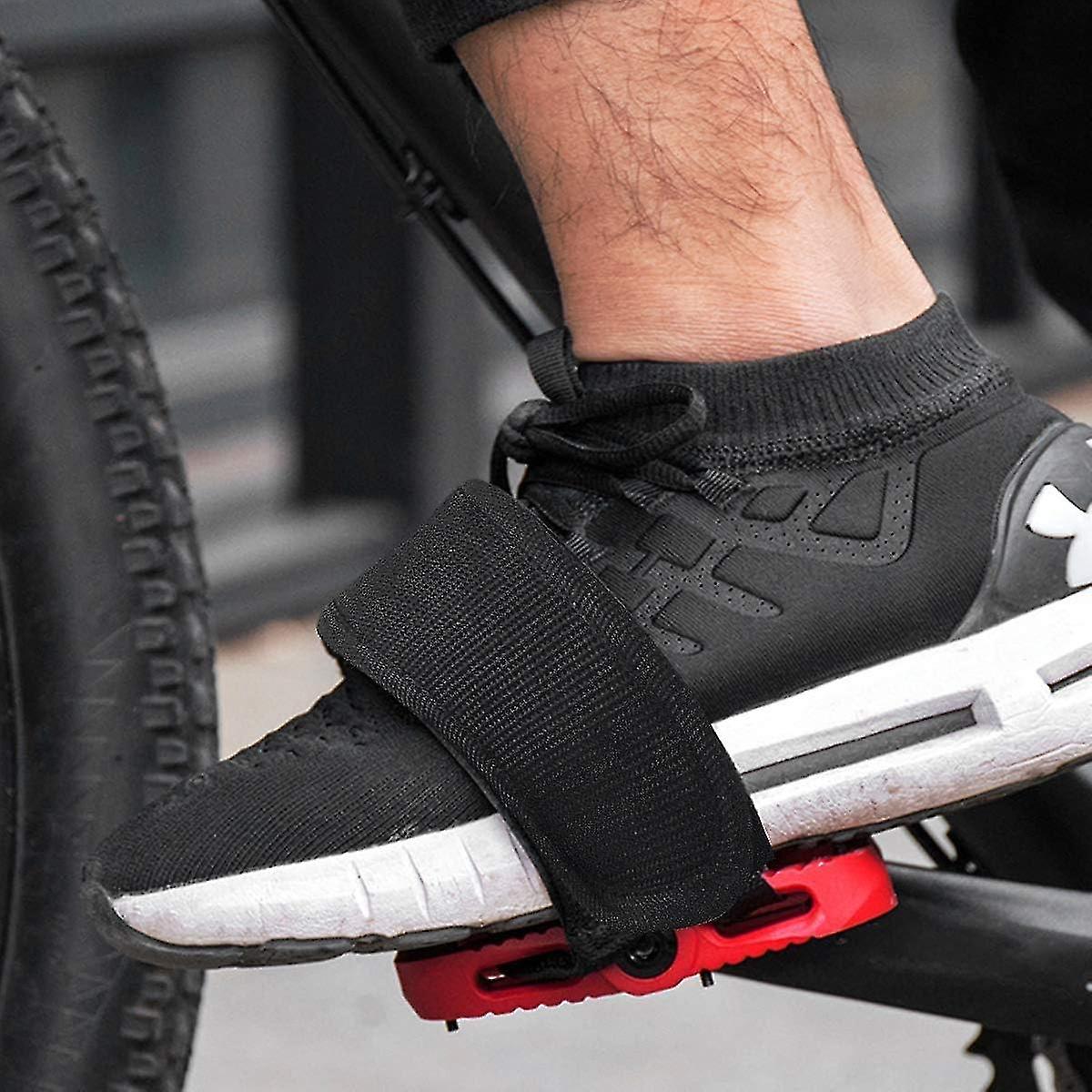 Pair Universal Bicycle Pedal Straps, Adjustable Non-Slip Double Adhesive Pedal Toe Clips Nylon Pedal Straps, Bicycle Pedal Accessories - Image 3