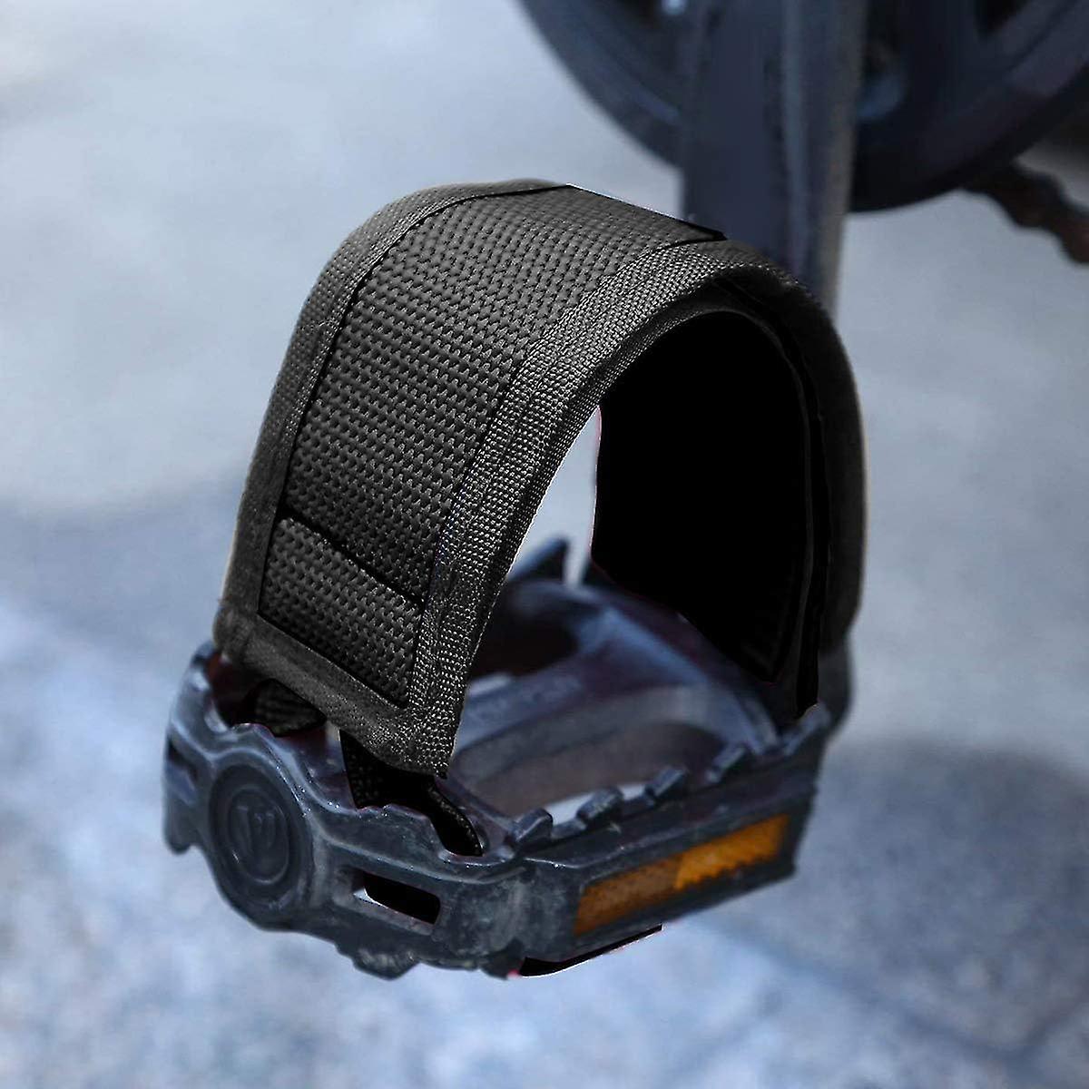 Pair Universal Bicycle Pedal Straps, Adjustable Non-Slip Double Adhesive Pedal Toe Clips Nylon Pedal Straps, Bicycle Pedal Accessories - Image 4