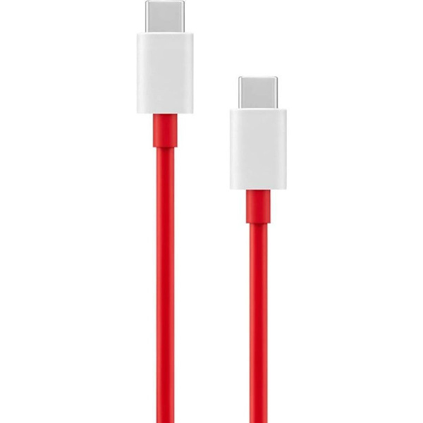 Warp Charging Cable for OnePlus 8T (Type C - Red) 1.5M - Image 1