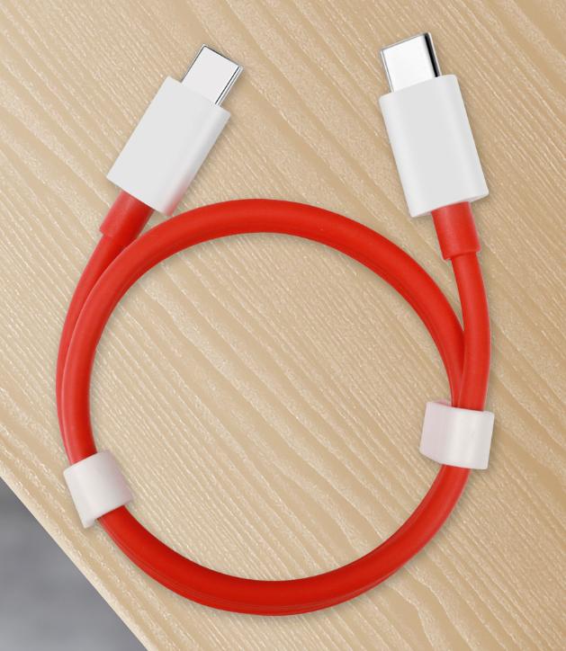 Warp Charging Cable for OnePlus 8T (Type C - Red) 1.5M - Image 3