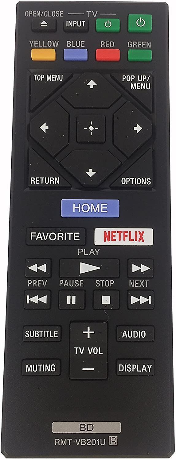 RMT-VB201U Remote Control for Sony Blu-ray DVD Player Remote Control BDP-BX370 BDP-S1700 BDP-S3700 - Image 1