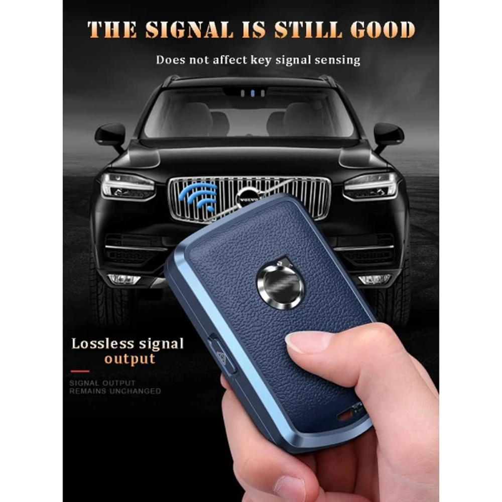 Volvo Smart Car Keychain - Blue - Fits XC60 S90 S60 XC40 XC90 V60 V90 Blue 0.1 - Image 2