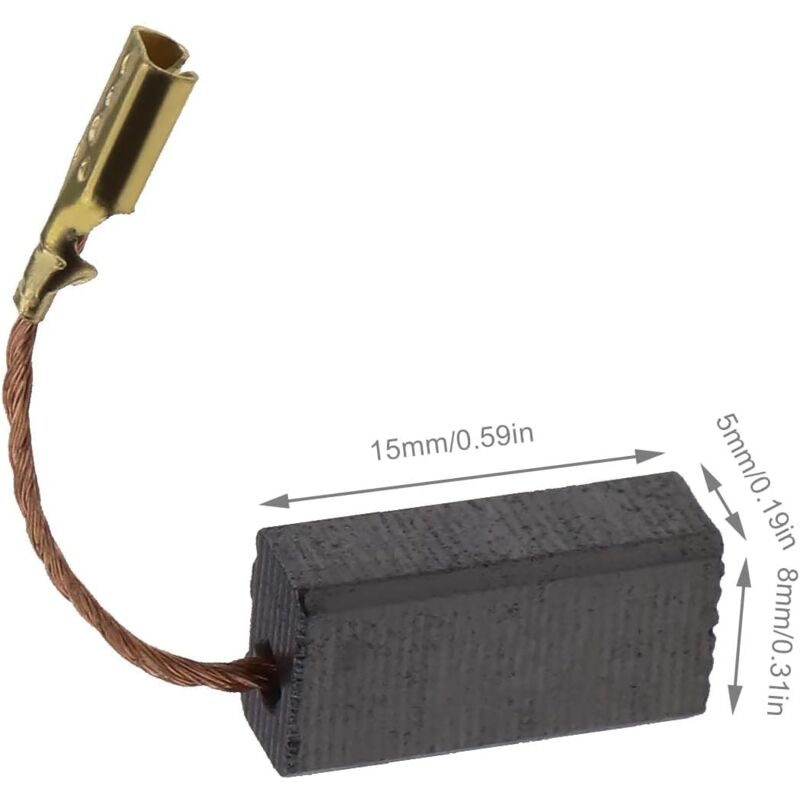 20pcs Carbon Brushes for Angle Grinder Compatible with Bosch Replacement Repair Power Tool Spare Part 15x8x5mm - Image 2