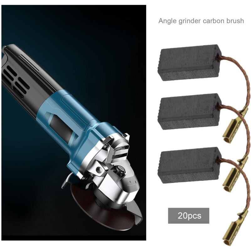 20pcs Carbon Brushes for Angle Grinder Compatible with Bosch Replacement Repair Power Tool Spare Part 15x8x5mm - Image 3