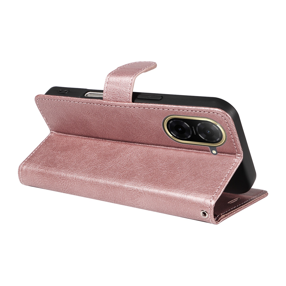 SKALO Xiaomi Redmi A5 4G PU Leather Wallet Case - More Colors_MGF Pink gold Pink gold - Image 3