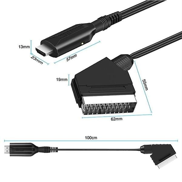 Summer Sale Scart to HDMI Converter, All-in-one Scart to HDMI Adapter, 1080P_tfrf - Image 2