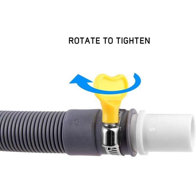 Drain Hose Drain Hose Extension Drain Hose Connection Washing Machine Drain Hose Dryer Drain Hose (2 m)..DEBUNS - Image 3