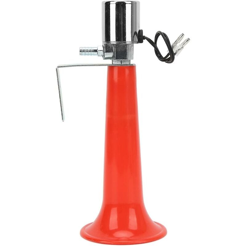12V 24V Turkish Horn, 180dB Red Universal Truck Horn for SUVs Motorcycles Caravans - Image 1