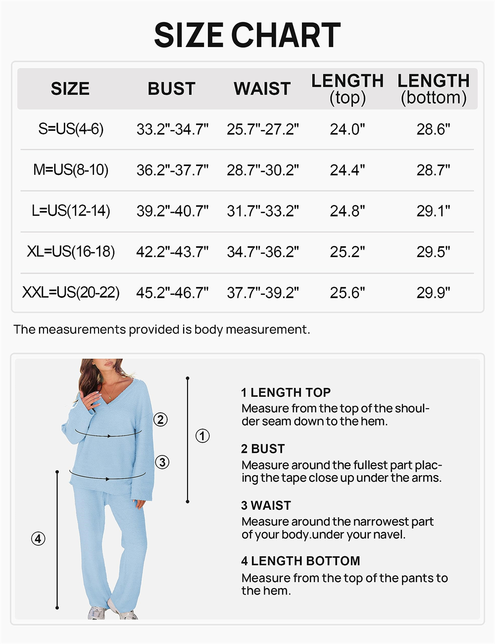 Women's 2-Piece Set Fuzzy Fleece Pajamas Set Long Sleeve Loungewear Pink Pink M - Image 6