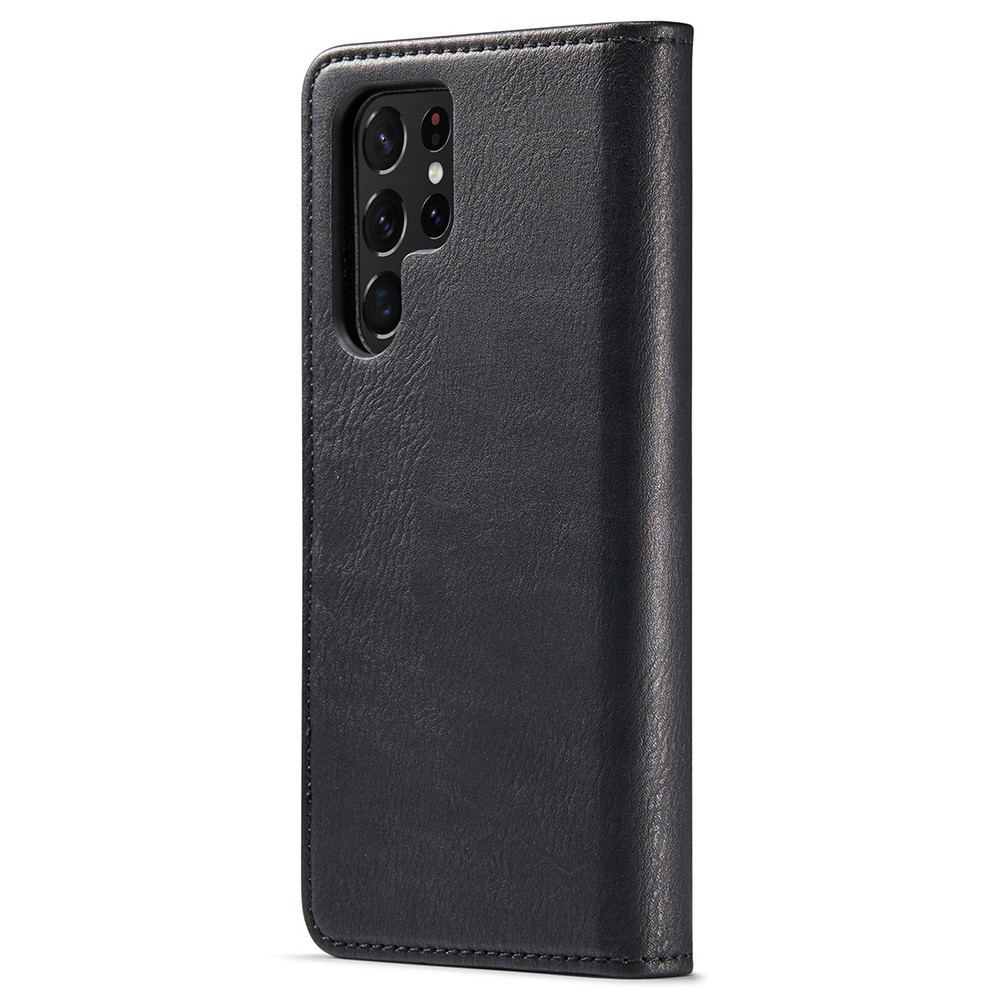 DG.MING 2-in-1 Magnetic Wallet Samsung Galaxy S22 Ultra Black_max - Image 7
