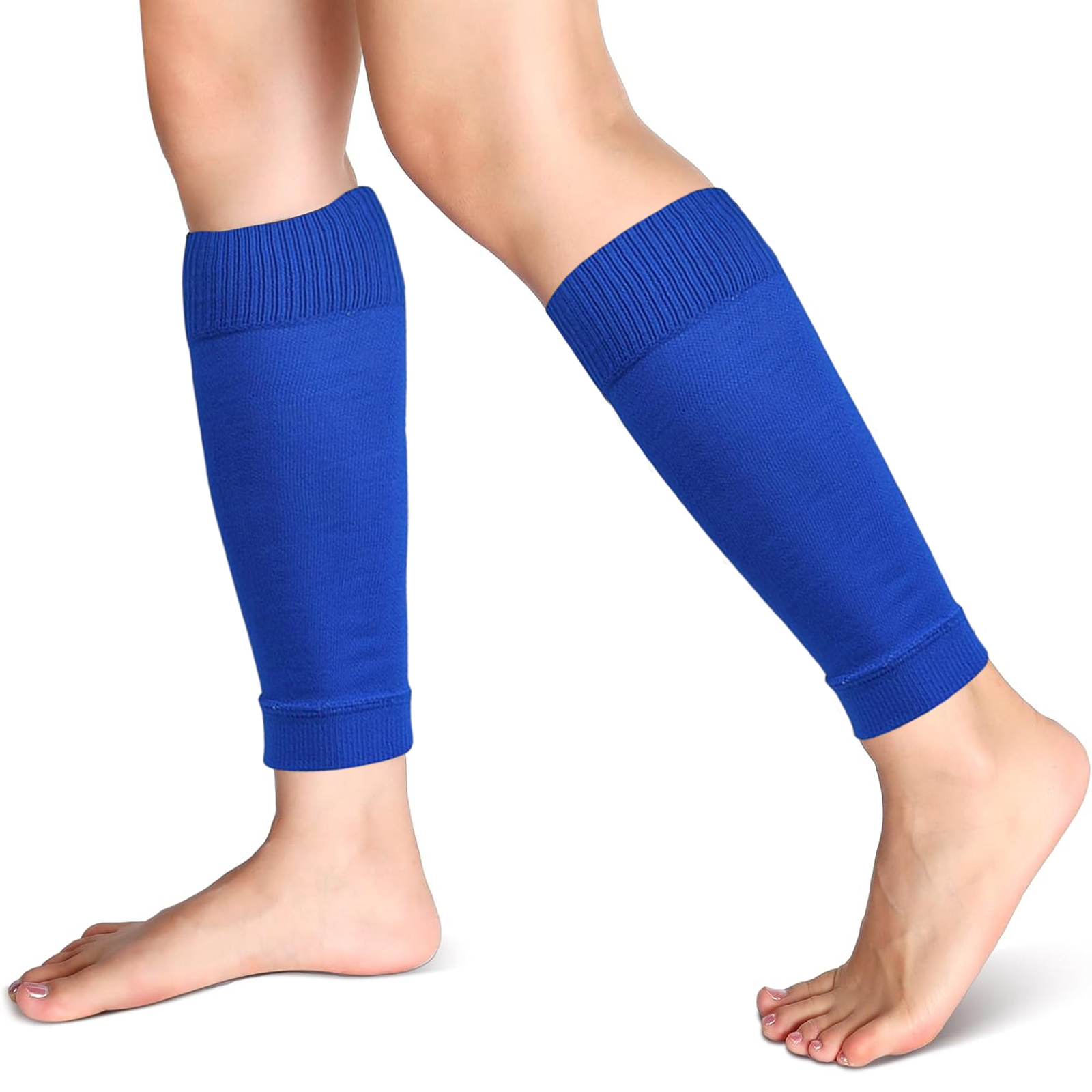 Football Socks Sleeves Football Shin Guards Sleeves, Shin Guards Grip Socks Leg Sock Sleeve for Unisex Children, Youth - Image 5