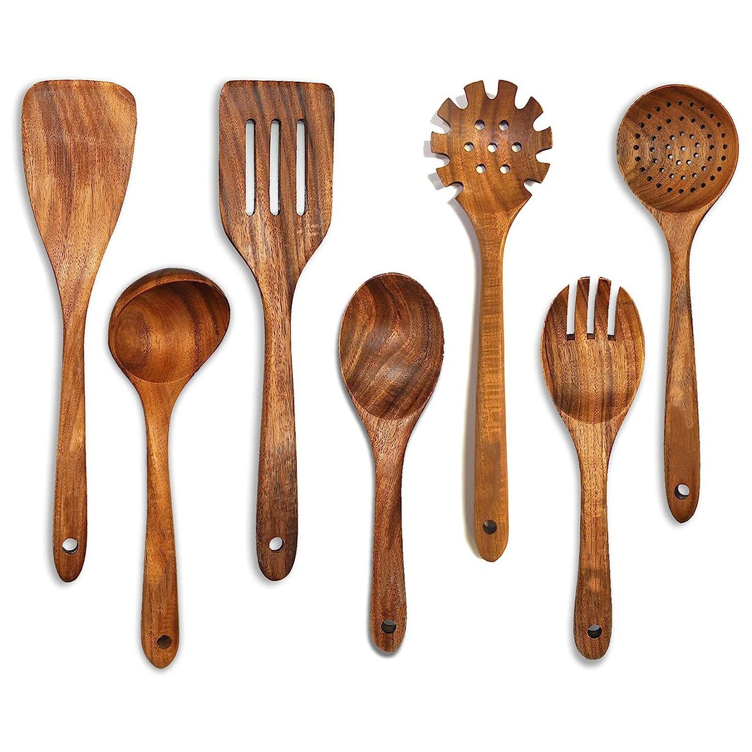 Kitchen Utensil Set - Wooden Utensils - Image 1