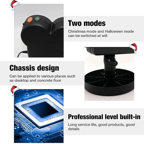 Christmas and Halloween Hologram Projector Window Projector LED - Image 5