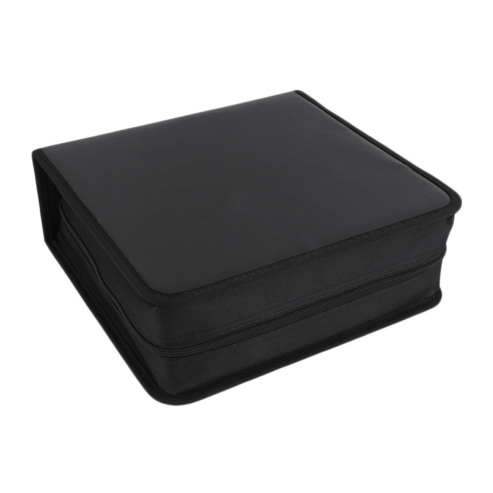 400pcs PU Leather CD Case, DVD Storage Bag, High Quality - Image 1