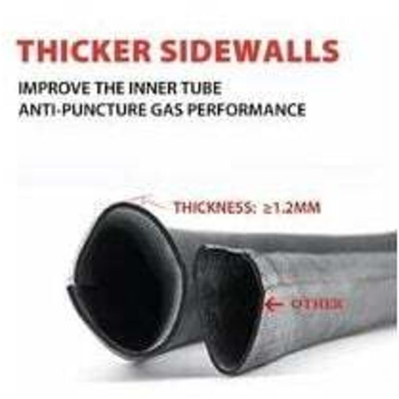 pcs 4.10/3.50-4 Inner Tube with Valve Stem for Wheelbarrow Lawnmower Stroller Generator Garden Cart..DEBUNS - Image 3