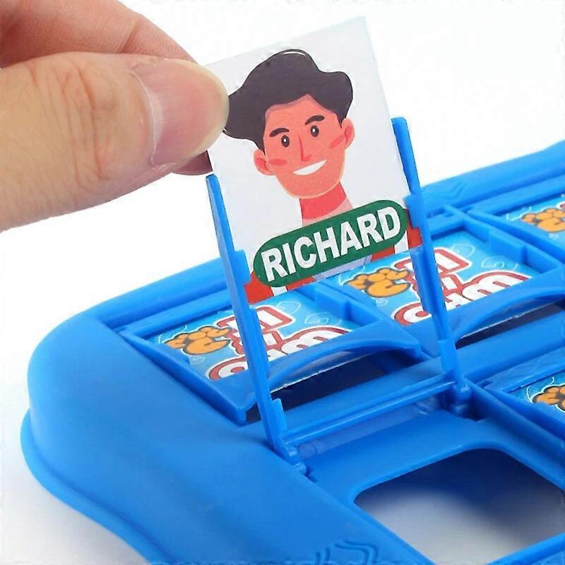Who's There? Board Game Fun Party Family Memory Logical Thinking Antistress Interactive Guessing Classic Game Toy for Kids Character_tfrf Character - Image 3
