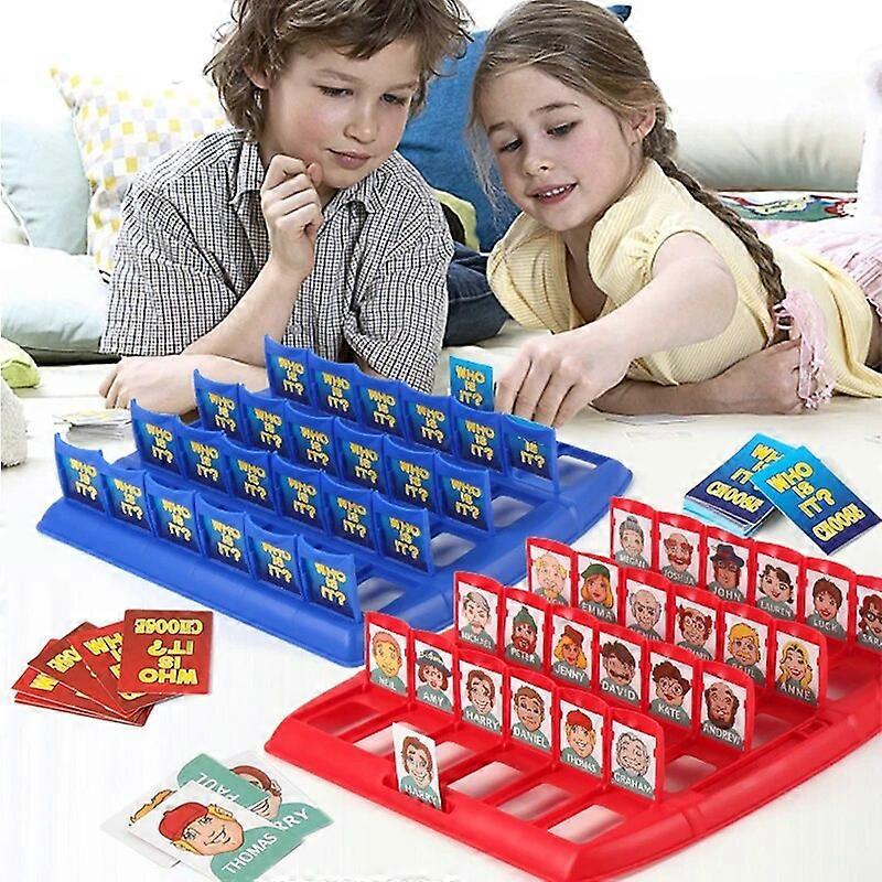 Who's There? Board Game Fun Party Family Memory Logical Thinking Antistress Interactive Guessing Classic Game Toy for Kids Character_tfrf Character - Image 4