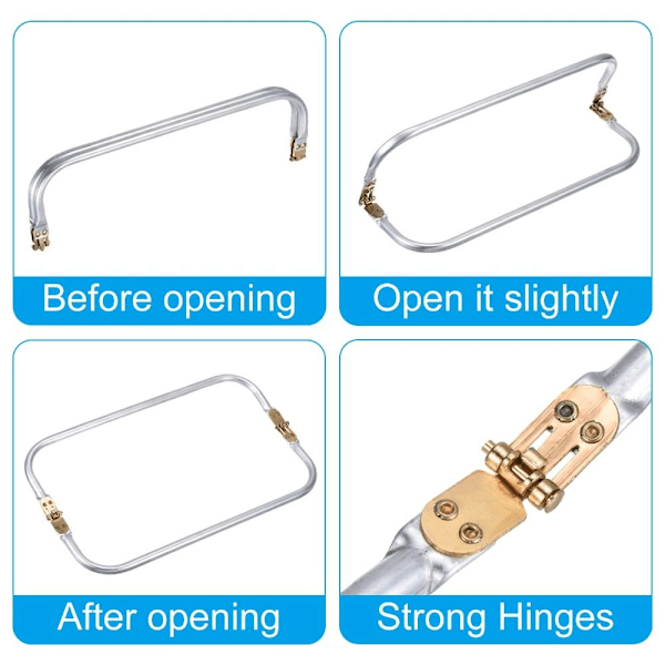 (4 pcs) Glasses Case, Unisex Hard Shell Glasses Case Protect - Image 4