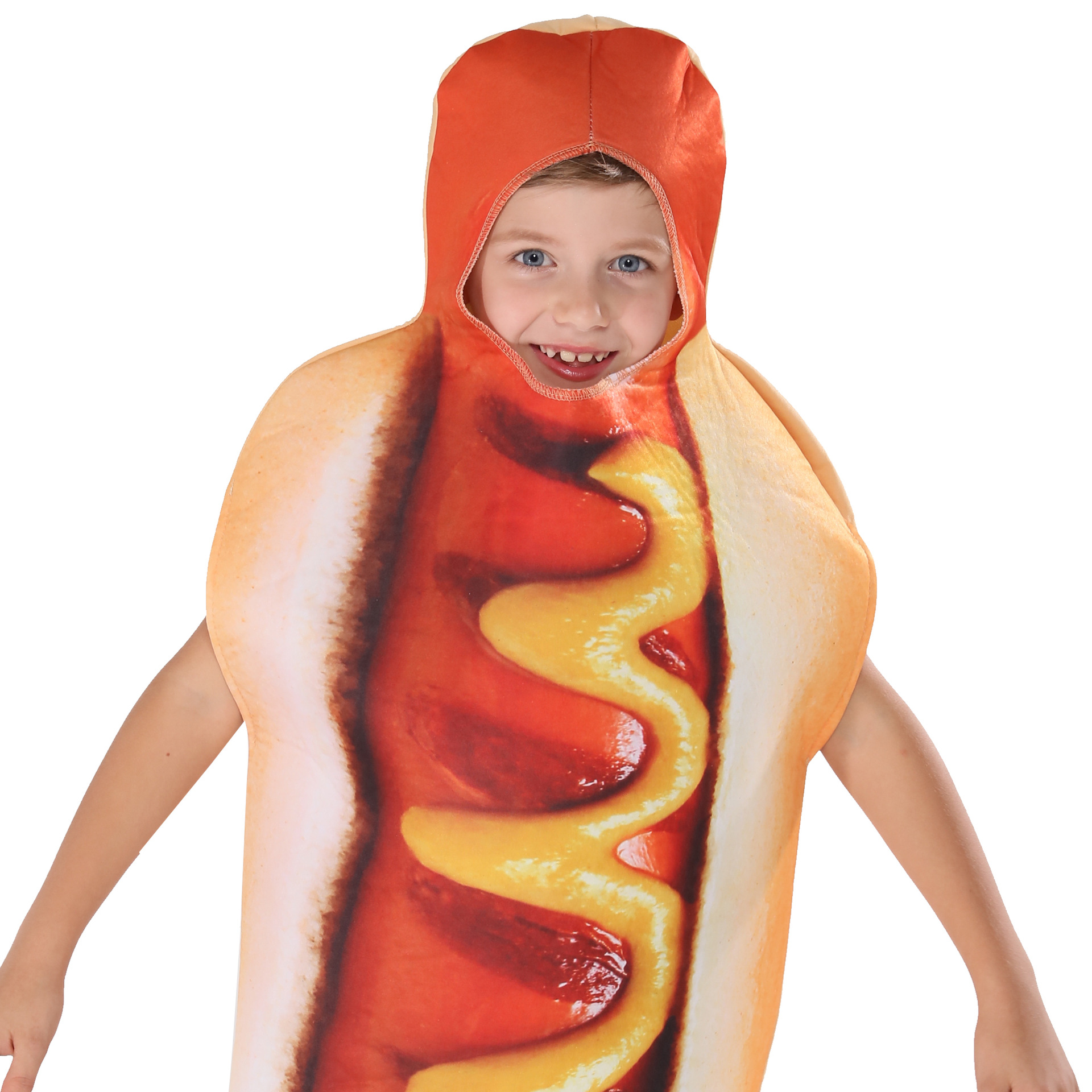 3D Color Printing Children Sausage Costume Jumpsuit Food Scene Cosp_yux - Image 3