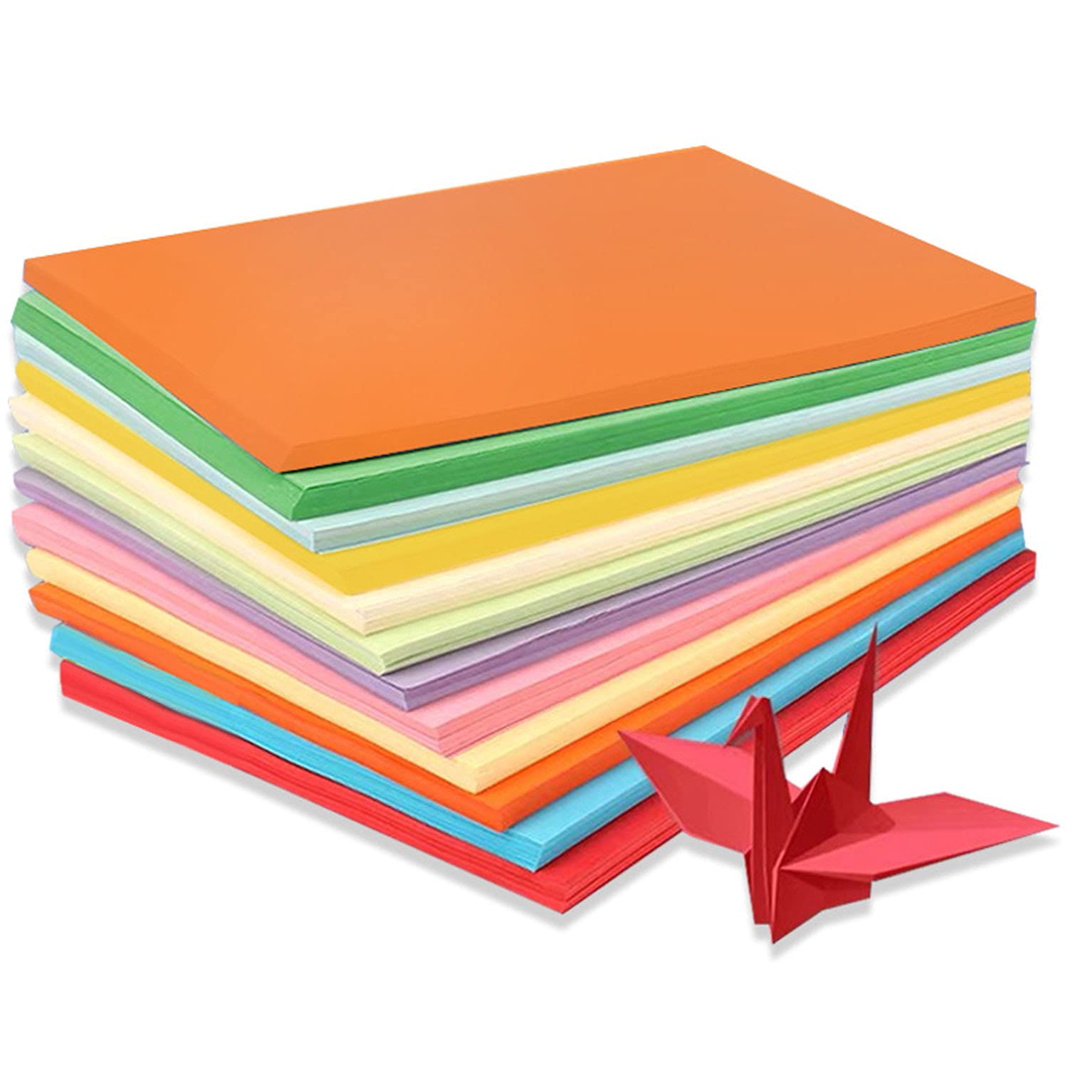 100 Sheets Colored A4 Paper 70g/m2 Handmade Paper for DIY Art - Image 1
