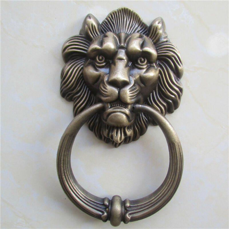Door Knocker Lion Head, Bronze - Classic and Elegant Design for Home Decor - Image 2