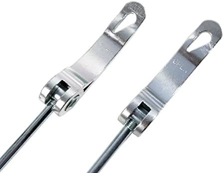 Road and Mountain Bike MTB Wheel Hub Front and Rear Quick Release Skewer Clamp Bolt Lever Axle QR 145/180 mm, a Pair Silver Silver Silver - Image 3