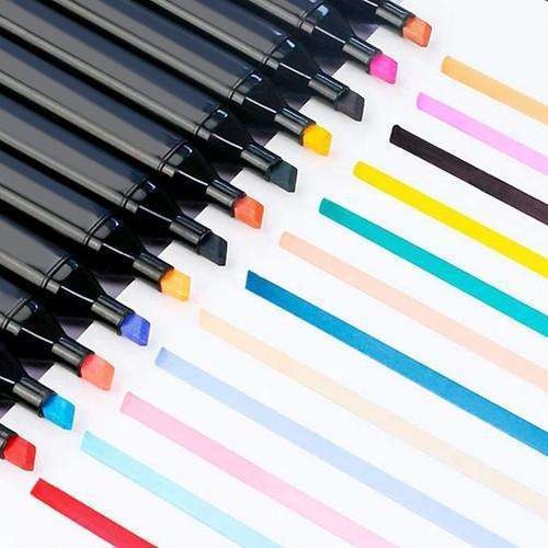 80-pack - Marker Pens with Case - Double-sided - Pens Multicolor multicolor - Image 7