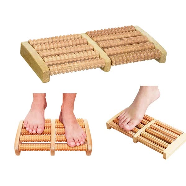 Foot massager / Foot massage - Wooden massage roller - Image 2