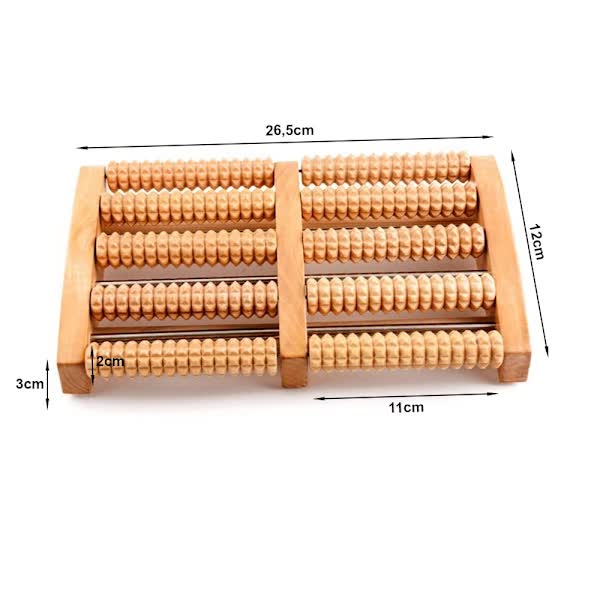 Foot massager / Foot massage - Wooden massage roller - Image 3