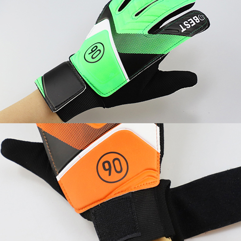 pair of children's football goalkeeper gloves, anti-collision, blue M Blue Blue M - Image 5