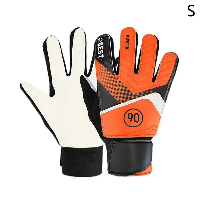 pair of children's football goalkeeper gloves, anti-collision, blue M Blue Blue M - Image 8