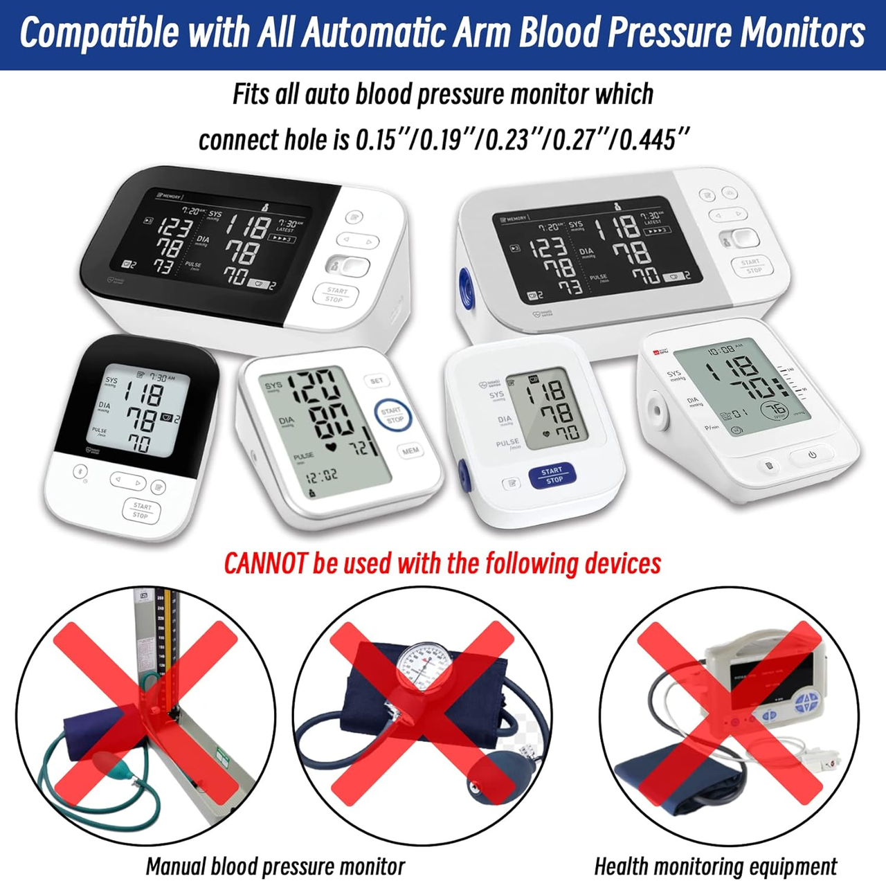 Omron 9201d-21201d XL Blood Pressure Cuff 22-52 cm Gray for Adults - Image 3