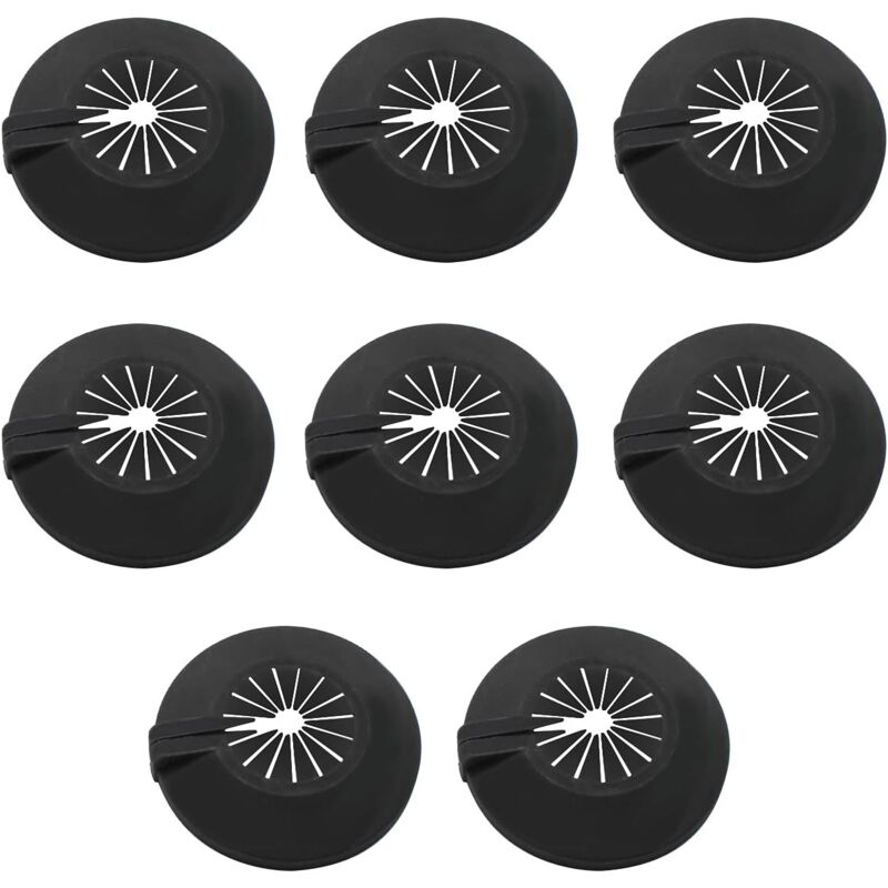 SHINING HOUSE Radiator pipe protectors, 8 pieces, Universal for 14-29 mm pipes, with clips for easy installation - Image 1