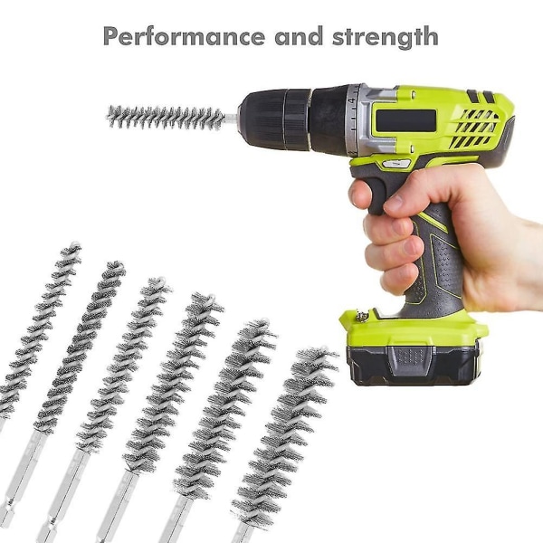 pcs wire brushes for drilling, small wire brush in different sizes, for cleaning, cleaning - Image 5