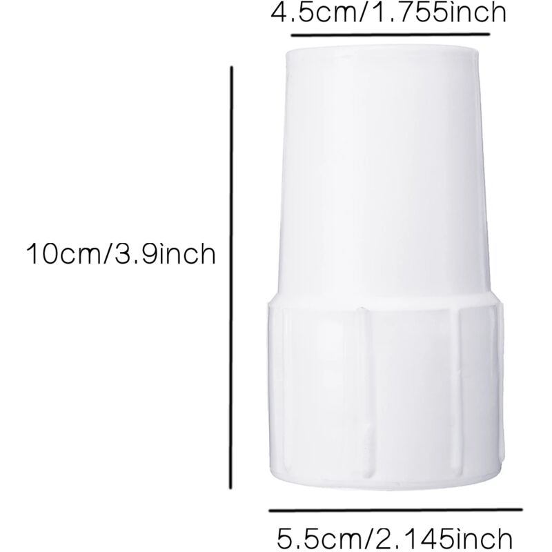 Pool Vacuum Cleaner Hose Cuffs Connector Adapter Fits for Vacuum Cleaner Hose Cleaning Accessories 1.5 Inch 2pcs - Image 2