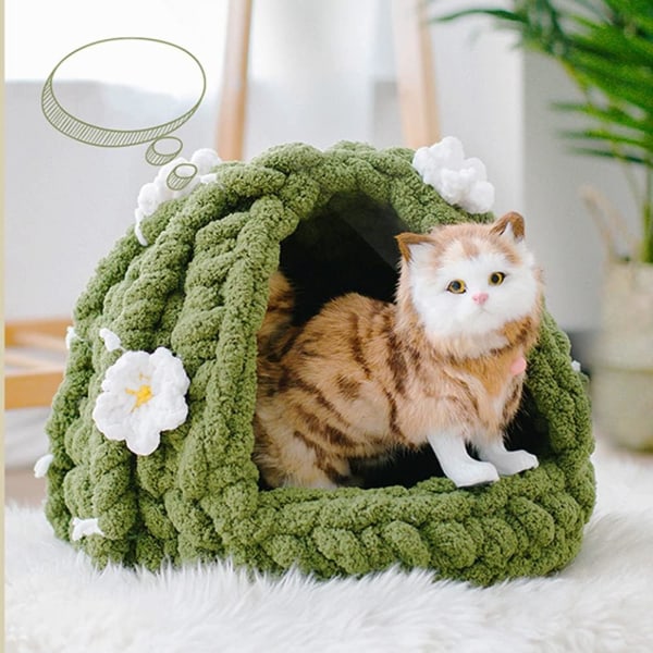 Chunky Knitted Chenille Yarn for Hand Crocheting Blankets Super Soft Large Jumbo Blanket Yarn - Olive Green - Image 2