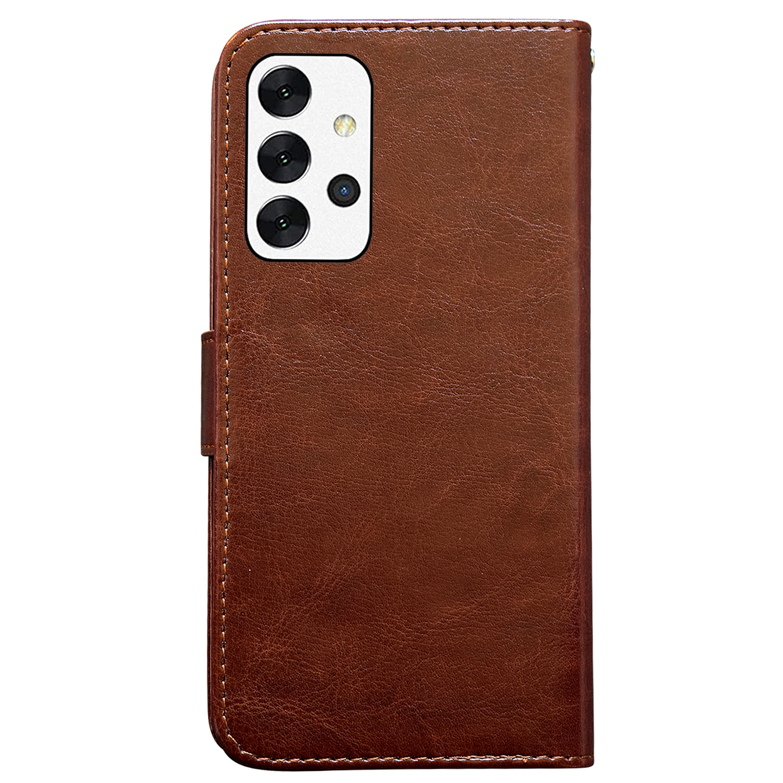 Samsung Galaxy A32 5G - Leather Case / Protection White_max White - Image 4