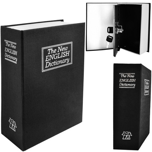 Hidden safe | Book safe with lock black black_max black - Image 1