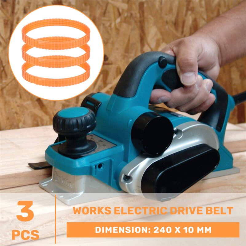 PU 240 mm belt Electric planer drive belt for 1900B - Image 4