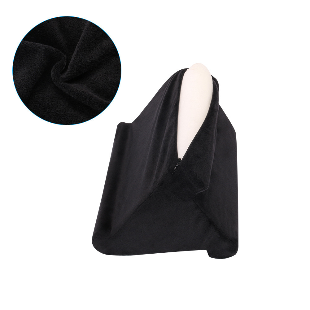Tablet Pillow Holder Foldable Soft Pillow Tablet red_yux red - Image 4