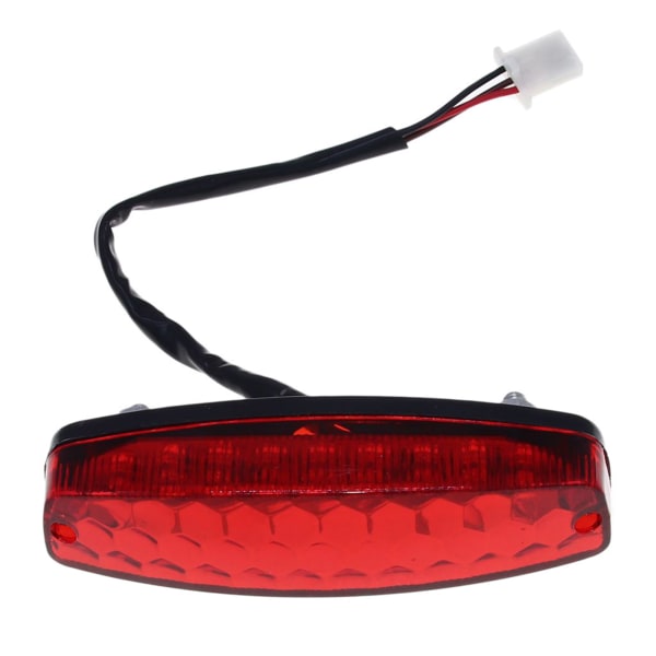 Motorcycle Tail Light Stop Brake Light 12V Red Taillight Brake Tail Light for ATV Off-Road Motorcycle Tail Light Red - Image 5