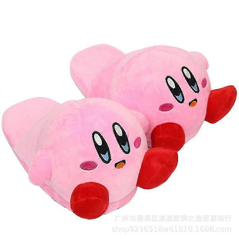Cartoon Kawaii Cute Autumn and Winter Plush Slippers Anime Game Ambient Kirby Home Warm Cotton Shoes - Perfect Snorlax_MGF Snorlax - Image 2