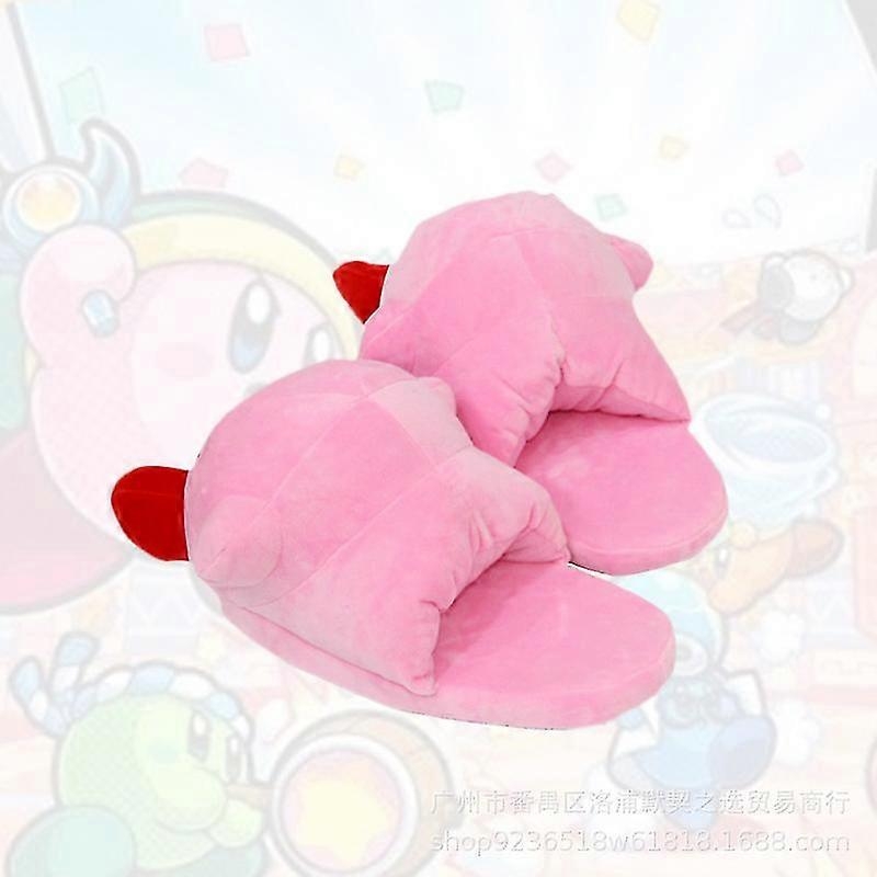 Cartoon Kawaii Cute Autumn and Winter Plush Slippers Anime Game Ambient Kirby Home Warm Cotton Shoes - Perfect Snorlax_MGF Snorlax - Image 3