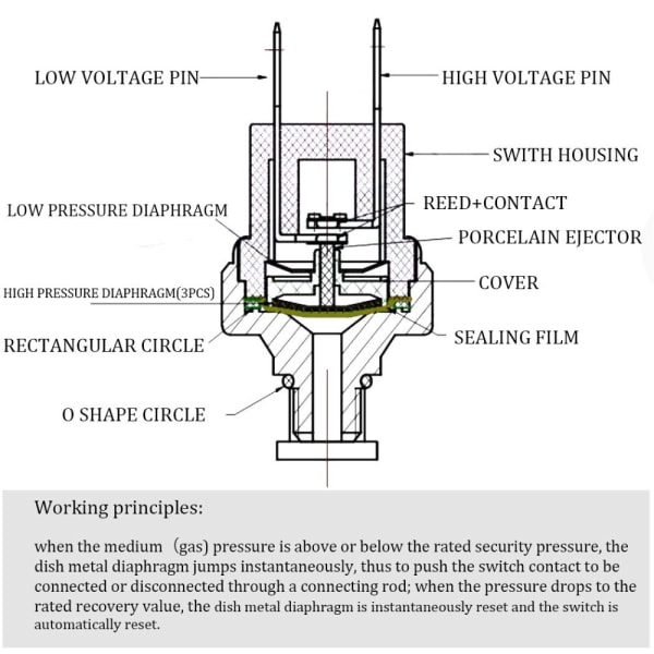 Air Pressure Switch for Air Compressor - Image 4