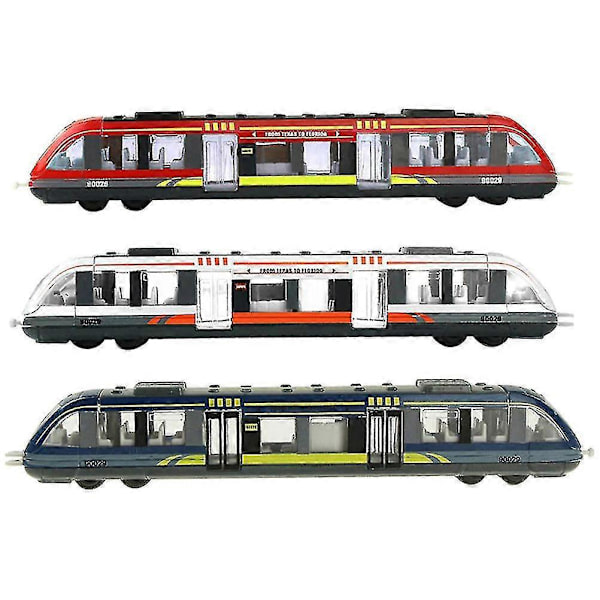 3pcs Simulation Electric Train Toy Children Train Toy Educational Train Toy Funny Train Toy - Image 1