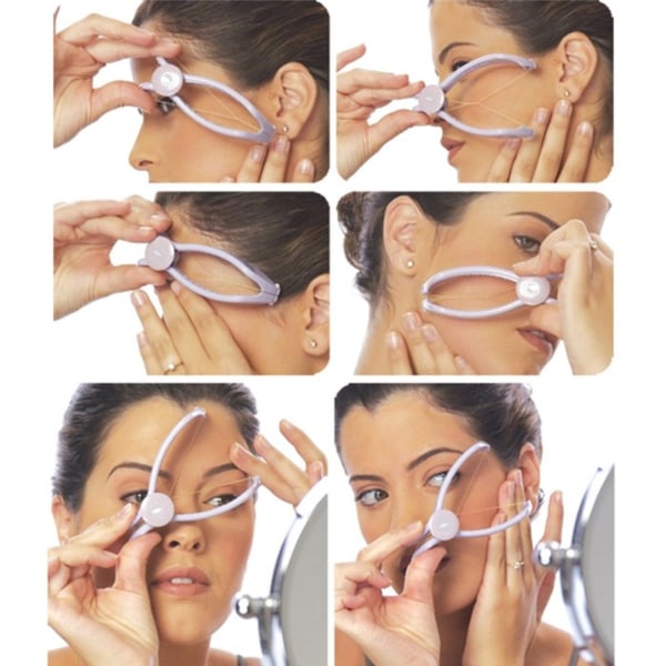 Facial Threading Hair Remover - Beauty Tool White - Image 2