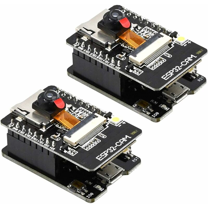 2pcs ESP32-CAM-MB ESP32 Dual-Core Wireless Bluetooth WiFi Development Board with TF Card Module 3660 Camera - Image 2