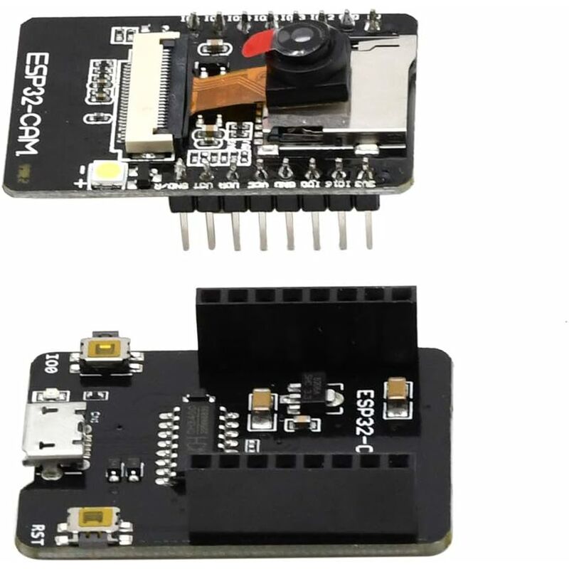 2pcs ESP32-CAM-MB ESP32 Dual-Core Wireless Bluetooth WiFi Development Board with TF Card Module 3660 Camera - Image 4