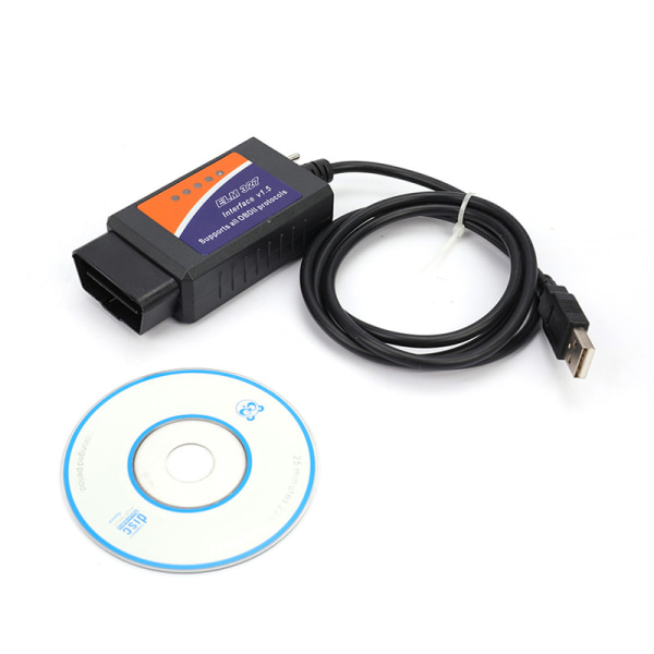 ELM327 USB V1.5 modified for Forscan ELMconfig CH340+25K80 chip one size - Image 1